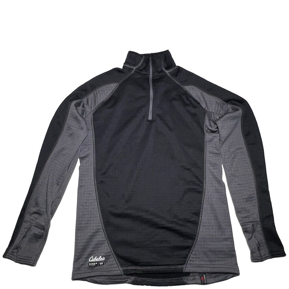 Cabelas Polartec Baselayer Mens Large ECWCS Polar Weight Thermal Waffle Shirt